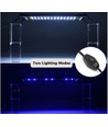 48-70 cm Aquariumleuchte - 11W LED, weiß/blau, verstellbar