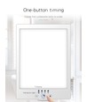 LED-Lichttherapielampe mit Timer - 14W, weiß, 12.000 LUX