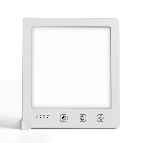 LED-Lichttherapielampe mit Timer - 10W, weiß, 10.000 LUX, USB