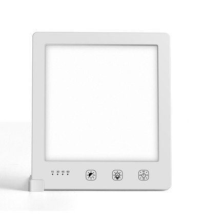 LED-Lichttherapielampe mit Timer - 10W, weiß, 10.000 LUX, USB