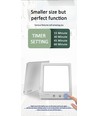 LED-Lichttherapielampe mit Timer - 10W, weiß, 10.000 LUX, USB