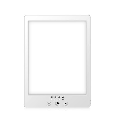 LED-Lichttherapielampe mit Timer - 14W, weiß, 12.000 LUX