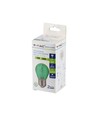 E27 2W LED Tropfenlampe - Grün, Kohlefaden