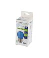 E27 2W LED Tropfenlampe - Blau, Filament
