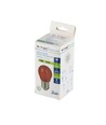 E27 2W LED Tropfenlampe - Rot, Kohlefaden