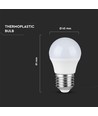 E27 4W LED-Lampe - G45, kompakt