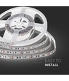 5m 9W/m LED-Streifen - 24V DC, IP20, 60 LEDs pro Meter