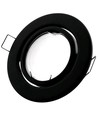 GU10/MR16 Downlight-Set - Ohne Leuchtmittel, Schwarz, Lochausschnitt: Ø7 cm, Maße: Ø9 cm