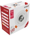 7W Ø10cm LED Einbaustrahler - Lochausschnitt: Ø8 cm, Maße: Ø10 cm, Integrierter Treiber