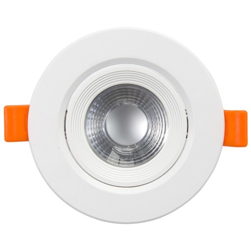 7W Ø10cm LED Einbaustrahler - Lochausschnitt: Ø8 cm, Maße: Ø10 cm, Integrierter Treiber