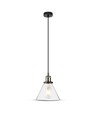 V-Tac moderne Pendelleuchte - Transparentes Glas, Ø18 cm, E27