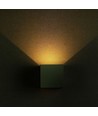 12W LED Wandleuchte - IP65 Außenbereich, grau, quadratisch, verstellbarer Abstrahlwinkel, inkl. Leuchtmittel