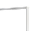 Rahmen für 120x60 LED-Panel - Einfach mit Schrauben montierbar, weißer Rand