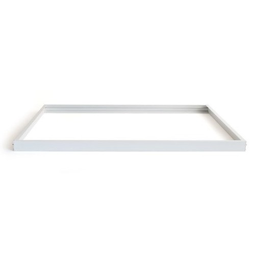 Rahmen für 120x60 LED-Panel - Einfach mit Schrauben montierbar, weißer Rand