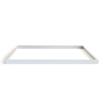 Rahmen für 120x60 LED-Panel - Einfach mit Schrauben montierbar, weißer Rand