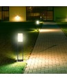 V-Tac 10W LED Gartenlampe - Schwarz, 80 cm, IP65, 230V