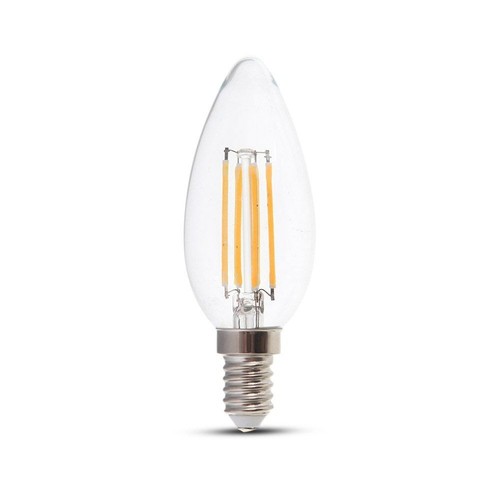 E14 6W LED Kerzenlampe - Filament