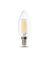 E14 6W LED Kerzenlampe - Filament