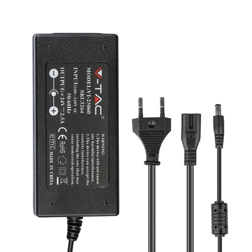 60W / 24V DC Netzteil für LED-Streifen - 2.5A, IP44 Feuchtraum