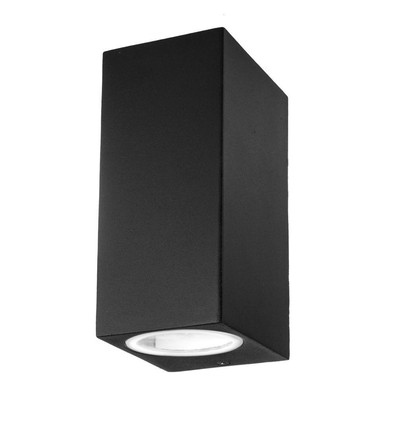 GU10 Wandleuchte mit Up/Down-Licht - IP44 Außenbereich, ohne Leuchtmittel