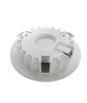 Ø6,8cm Unni68 Möbelspot RA95 - 12V DC, Lochausschnitt: Ø5,6 cm, Maße: Ø6,8 cm, Mattweiß