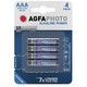 AAA 4er-Pack AgfaPhoto Batterie - Alkaline, 1,5V