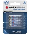 AAA 4er-Pack AgfaPhoto Batterie - Alkaline, 1,5V