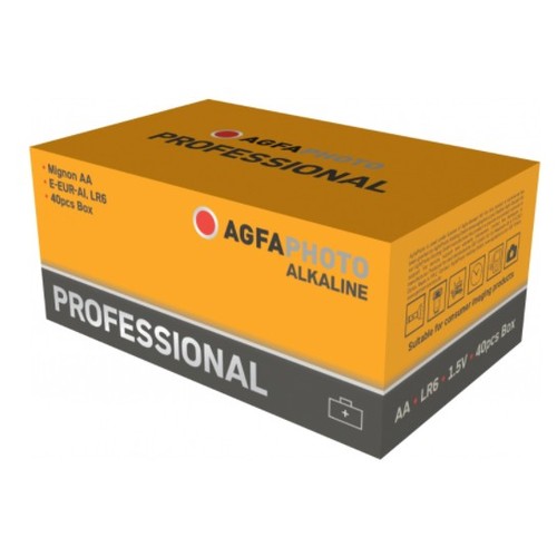 AA 40er-Pack AgfaPhoto Professional Batterie - Alkaline, 1,5V