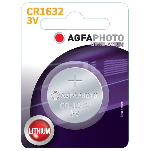 CR1632 1 Stk. AgfaPhoto Knopfzellenbatterie - Lithium, 3V