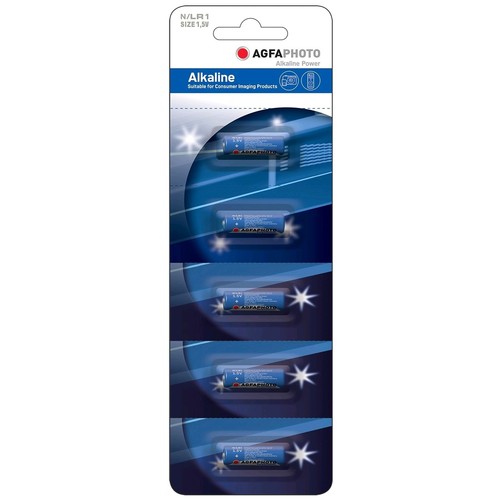 LR1 5er-Pack AgfaPhoto Batterie - Alkaline, 1,5V