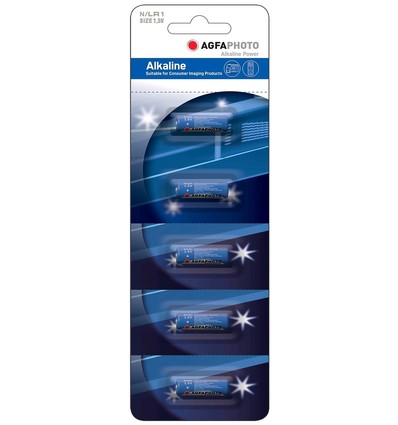 LR1 5er-Pack AgfaPhoto Batterie - Alkaline, 1,5V