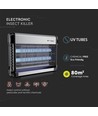 V-Tac Insektenlampe - 2x10W, für Innenräume, UV-Licht, Abdeckung 80m²