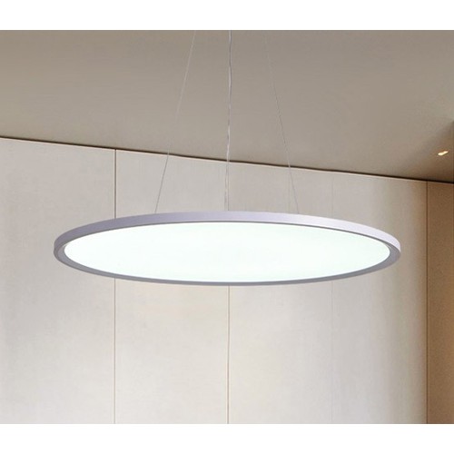 LEDlife 40W LED rundes Panel - 100 lm/W, Ø60, weiß, inkl. Drahtaufhängung