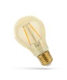 E27 2W LED-Lampe - A60, Filament, bernsteinfarbenes Glas, extra warm