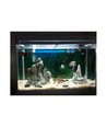 100cm 16W Wasserdichtes Alu-Profil für Aquarien - 24V DC, IP65, 5:1 Weiß/Blau Verteilung, mit Stecker