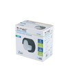 12W LED Wandleuchte - IP65 Außenbereich, Rund, schwarz, inkl. Leuchtmittel