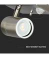 GU10 Wandleuchte m. Sensor - IP44 Außenbereich, rostfrei, ohne Leuchtmittel