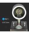 GU10 Wandleuchte m. Sensor - IP44 Außenbereich, rostfrei, ohne Leuchtmittel