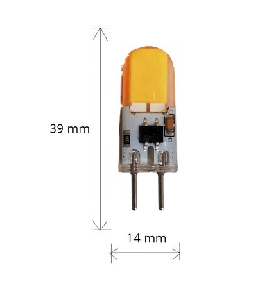 GY6.35 1,6W dimmbare KAPPA3 LED-Lampe - 12V-24V DC