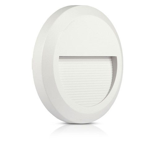 V-Tac 2W LED Treppenbeleuchtung - Weiß, Aufputzmontage, IP65 für Außenbereich, 230V