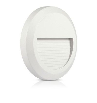 V-Tac 2W LED Treppenbeleuchtung - Weiß, Aufputzmontage, IP65 für Außenbereich, 230V