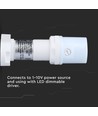 V-Tac Tageslichtsensor - LED-kompatibel, weiß, 1-10V, IP20