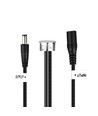 V-Tac LED Touch-Schalter und Dimmer - Schwarz, 12V (60W), 1,5 Meter, DC-Stecker