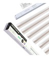Troldtekt LED-Schienenset 6x60 cm - CCT, flächenbündig, Akustilight inkl. Fernbedienung, Kabel und Treiber