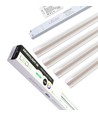 Troldtekt LED Zigbee Schienenset 4x120 cm - CCT, versenkt, Akustilight