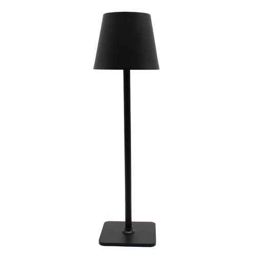 Wiederaufladbare LED-Tischlampe Innen/Außen - Schwarz, Touch-Dimmer, CCT, IP54 für den Außenbereich