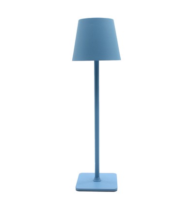 Wiederaufladbare LED-Tischlampe Innen/Außen - Hellblau, Touch-dimmbar, CCT, IP54 für den Außenbereich