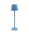 Wiederaufladbare LED-Tischlampe Innen/Außen - Hellblau, Touch-dimmbar, CCT, IP54 für den Außenbereich