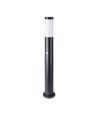 V-Tac schwarze Gartenlampe - 80 cm, IP44 für den Außenbereich, PIR-Sensor, E27 Fassung, ohne Leuchtmittel