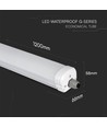 120cm 36W wasserdichte komplette LED-Wannenleuchte, durchverdrahtet - 130lm/W, IP65, 6 Jahre Garantie